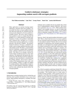 Guided evolutionary strategies: Augmenting random search with surrogate
  gradients