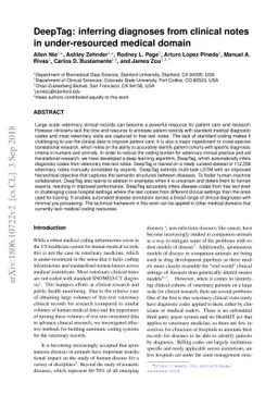 DeepTag: inferring all-cause diagnoses from clinical notes in
  under-resourced medical domain