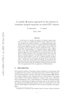 A scalable H-matrix approach for the solution of boundary integral
  equations on multi-GPU clusters