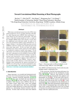 Toward Convolutional Blind Denoising of Real Photographs