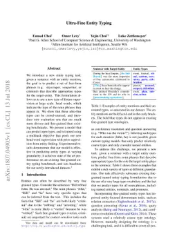 Ultra-Fine Entity Typing