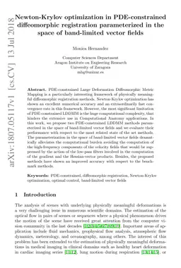 Newton-Krylov PDE-constrained LDDMM in the space of band-limited vector
  fields
