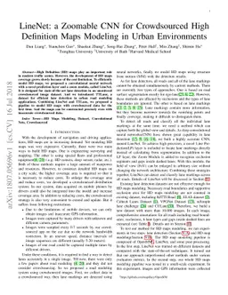 LineNet: a Zoomable CNN for Crowdsourced High Definition Maps Modeling
  in Urban Environments