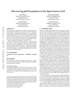 Discovering Job Preemptions in the Open Science Grid