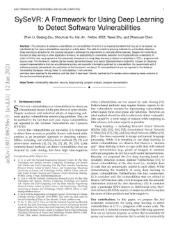 SySeVR: A Framework for Using Deep Learning to Detect Software
  Vulnerabilities