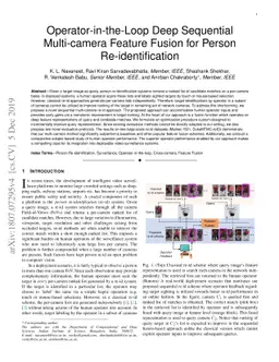 Operator-in-the-Loop Deep Sequential Multi-camera Feature Fusion for
  Person Re-identification