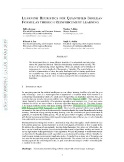 Learning Heuristics for Quantified Boolean Formulas through Deep
  Reinforcement Learning