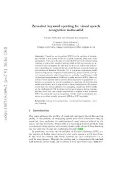 Zero-shot keyword spotting for visual speech recognition in-the-wild