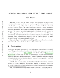Detecting and Localizing Anomalous Cliques in Inhomogeneous Networks using Egonets