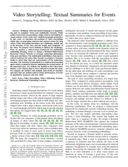 Video Storytelling: Textual Summaries for Events