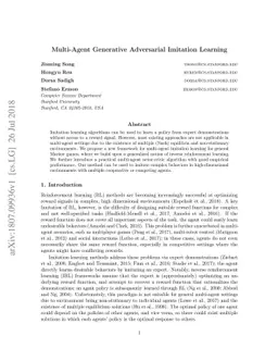 Multi-Agent Generative Adversarial Imitation Learning