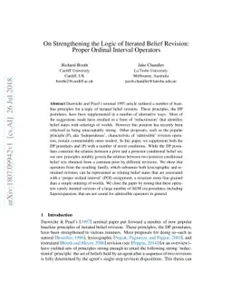 On Strengthening the Logic of Iterated Belief Revision: Proper Ordinal
  Interval Operators