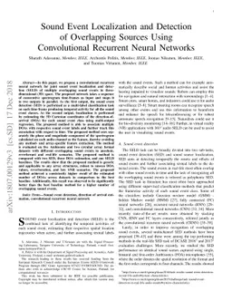 Sound Event Localization and Detection of Overlapping Sources Using
  Convolutional Recurrent Neural Networks