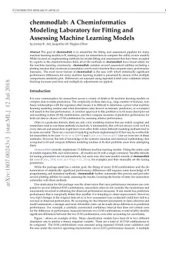chemmodlab: A Cheminformatics Modeling Laboratory for Fitting and
  Assessing Machine Learning Models