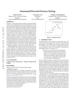 Automated Directed Fairness Testing