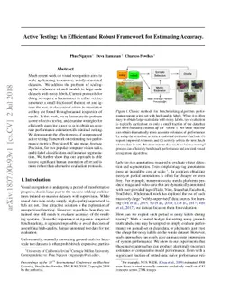 Active Testing: An Efficient and Robust Framework for Estimating
  Accuracy