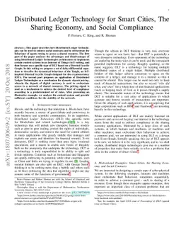 Distributed Ledger Technology, Cyber-Physical Systems, and Social
  Compliance