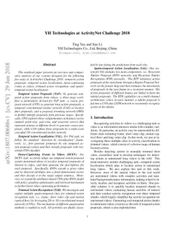YH Technologies at ActivityNet Challenge 2018
