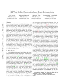 OCTen: Online Compression-based Tensor Decomposition