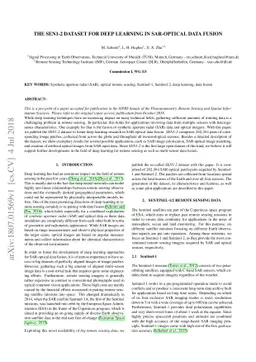 The SEN1-2 Dataset for Deep Learning in SAR-Optical Data Fusion