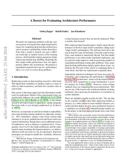 A Boo(n) for Evaluating Architecture Performance