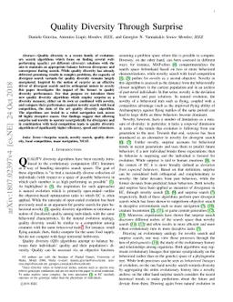 Quality Diversity Through Surprise