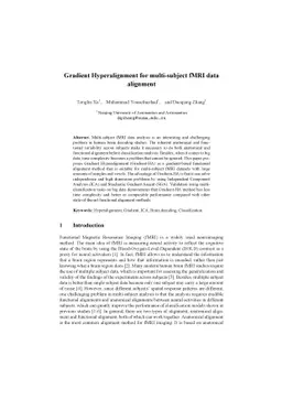Gradient Hyperalignment for multi-subject fMRI data alignment