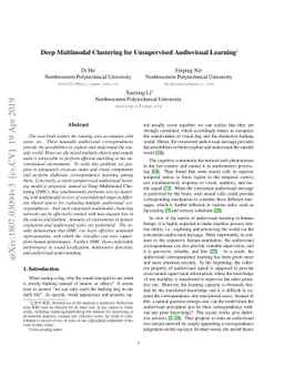 Deep Multimodal Clustering for Unsupervised Audiovisual Learning