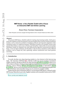NMT-Keras: a Very Flexible Toolkit with a Focus on Interactive NMT and
  Online Learning
