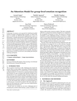 An Attention Model for group-level emotion recognition