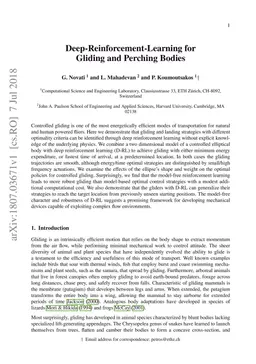 Deep-Reinforcement-Learning for Gliding and Perching Bodies