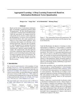 Aggregated Learning: A Deep Learning Framework Based on
  Information-Bottleneck Vector Quantization