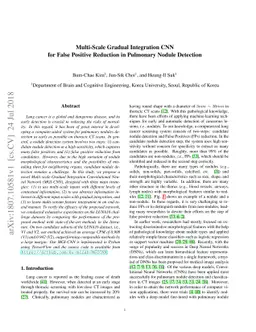 Multi-Scale Gradual Integration CNN for False Positive Reduction in
  Pulmonary Nodule Detection