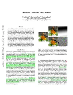 Harmonic Adversarial Attack Method