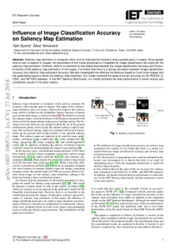 Influence of Image Classification Accuracy on Saliency Map Estimation