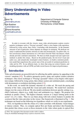 Story Understanding in Video Advertisements