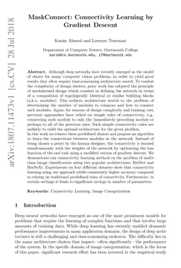 MaskConnect: Connectivity Learning by Gradient Descent