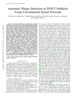 Automatic Plaque Detection in IVOCT Pullbacks Using Convolutional Neural
  Networks