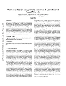 Murmur Detection Using Parallel Recurrent & Convolutional Neural
  Networks