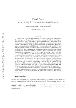 Kernel Flows: from learning kernels from data into the abyss