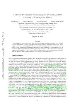 Multiview Boosting by Controlling the Diversity and the Accuracy of
  View-specific Voters