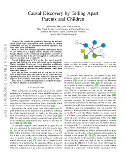 Causal Discovery by Telling Apart Parents and Children