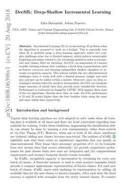 DeeSIL: Deep-Shallow Incremental Learning