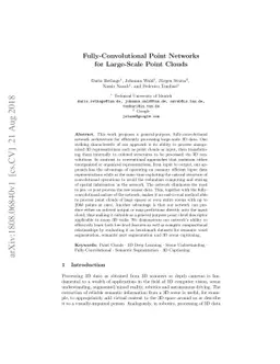 Fully-Convolutional Point Networks for Large-Scale Point Clouds
