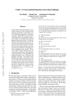 CoQA: A Conversational Question Answering Challenge