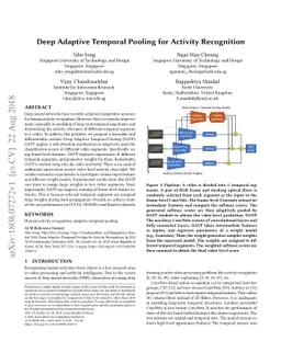 Deep Adaptive Temporal Pooling for Activity Recognition