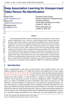 Deep Association Learning for Unsupervised Video Person
  Re-identification