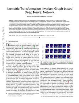 Isometric Transformation Invariant Graph-based Deep Neural Network