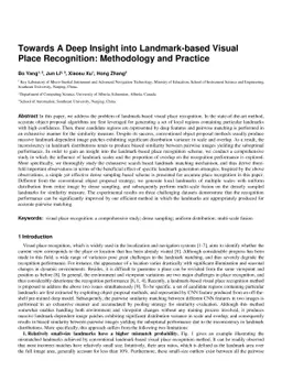 Towards A Deep Insight into Landmark-based Visual Place Recognition:
  Methodology and Practice