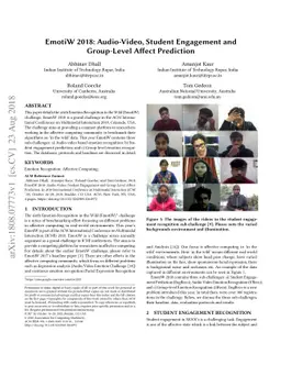 EmotiW 2018: Audio-Video, Student Engagement and Group-Level Affect
  Prediction